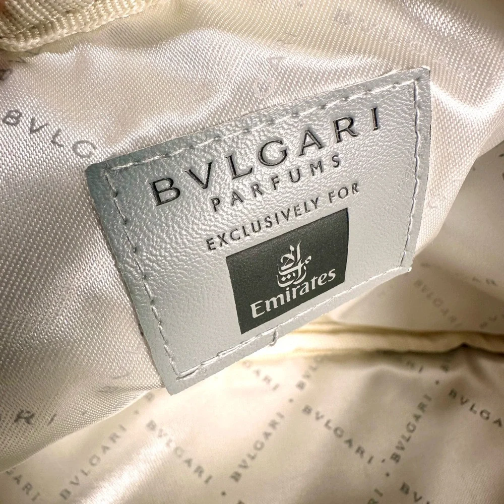 BVLGARI NWOT Amenity/Cosmetic Bag